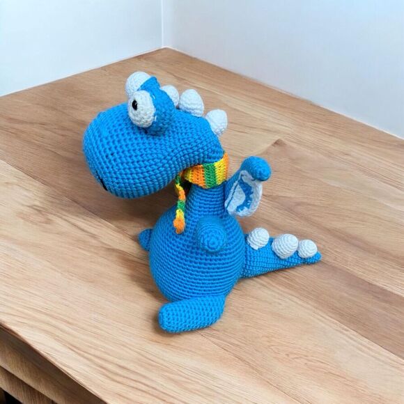 Other - Crocheted Dinosaur Plushie | Handmade